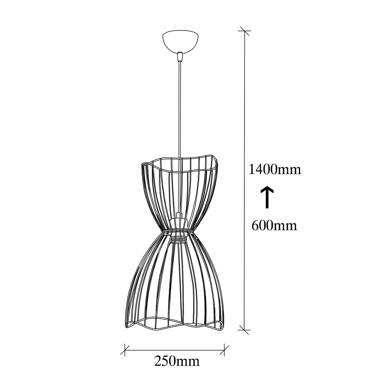 Lustra, Tatum, 584TTM1473, Metal, Vintage