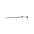 Pila pentru ascutit cutite Presto, Tescoma, 20 cm, inox/plastic, bleumarin