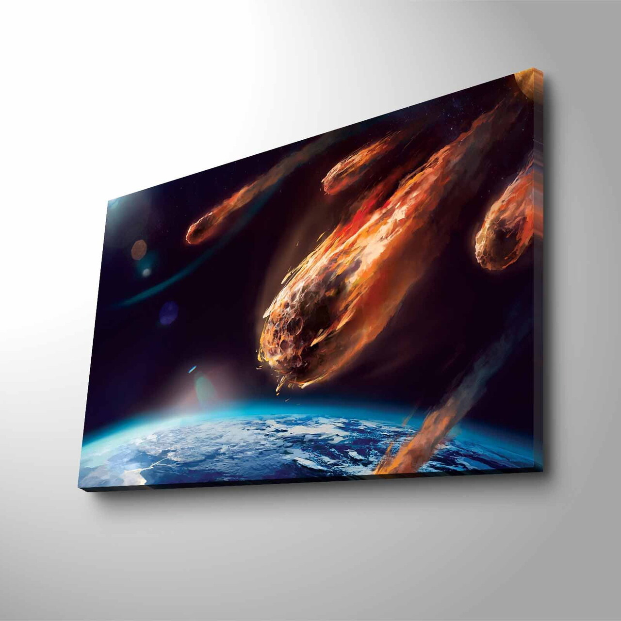 Tablou decorativ cu lumina LED, NASA-009, Dimensiune: 45 x 70 cm, Multicolor - view 2