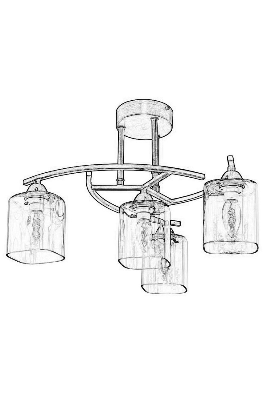 Lustra, Avonni, 683AVN1101, Metal, Maro antichizat - 1 | YEO