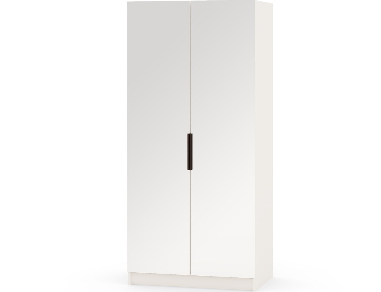 Dulap pentru haine cu oglinda ELTAP, WM2-SZA100, Mirtillo, 100x60x216 cm, PAL laminat, alb — imaginea 6