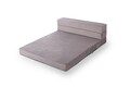 Canapea extensibila 2 locuri, Salida, 363SLD1130, Textil, Gri deschis