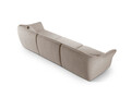 Canapea 5 locuri, Hailey, Micadoni Home, 292x102x79 cm, tesatura boucle, verde menta