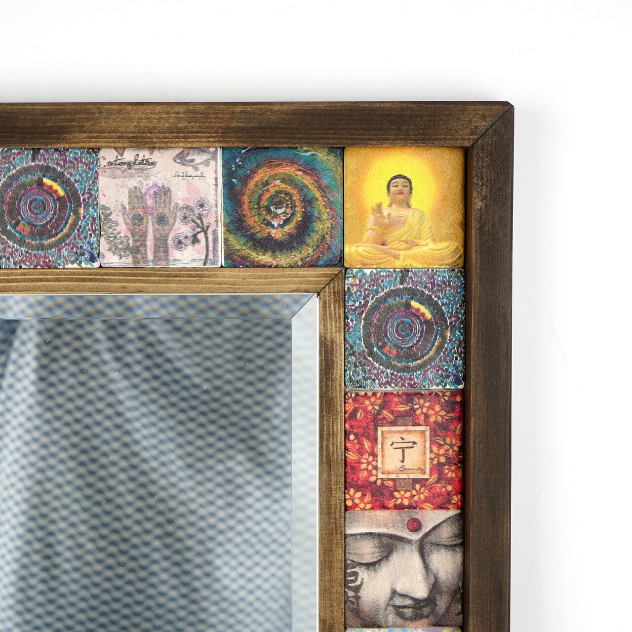 Oglinda Decorativa, Evila Originals, STO013, 32.5x33x8 Cm, Multicolor