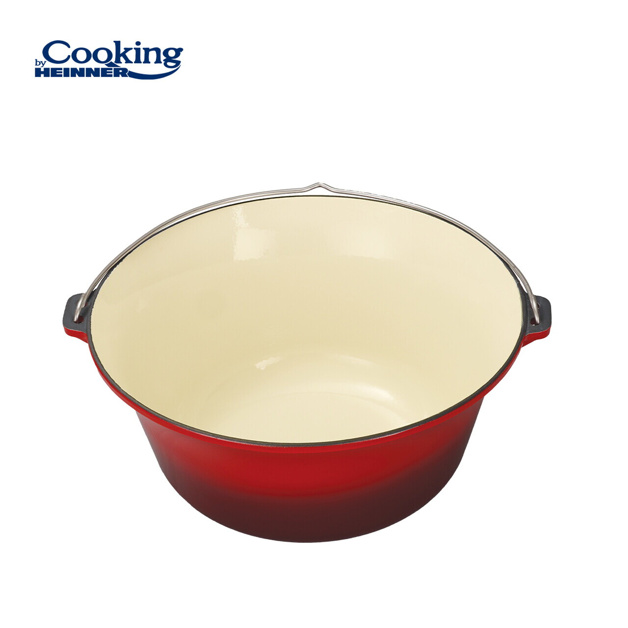 Ceaun Cooking by Heinner, 41x19.5 cm, 16 L, fonta emailata, rosu - imagine 5