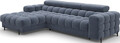 Coltar extensibil dreapta 3 locuri ELTAP, LT-40AU, Felro, 285x181x93 cm, lemn/poliester, albastru