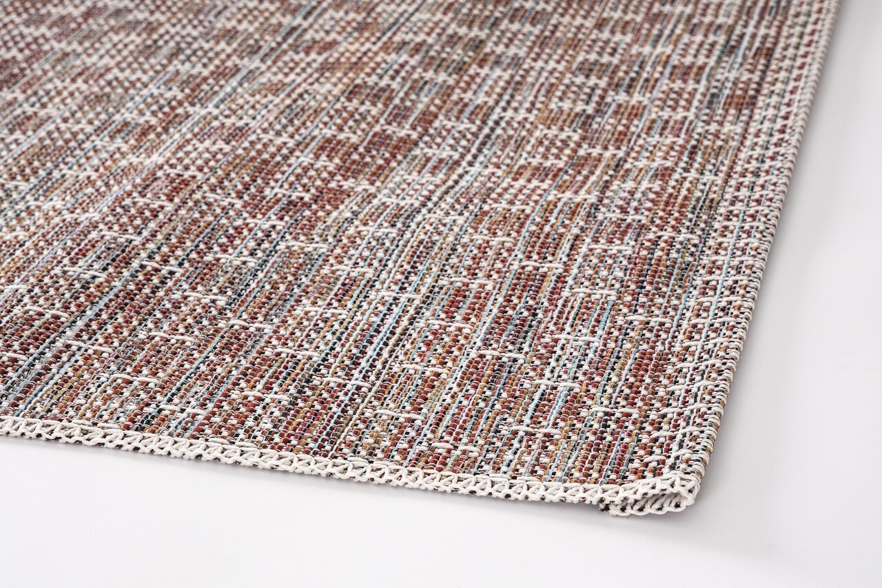 Covor Velis, Bizzotto, 200 x 290 cm, polipropilena/poliester, verso latex, rosu - 1 | YEO