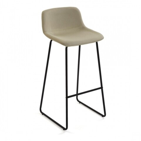 Scaun de bar Karola, Versa, 43 x 47.5 x 99 cm, metal/textil 47.5
