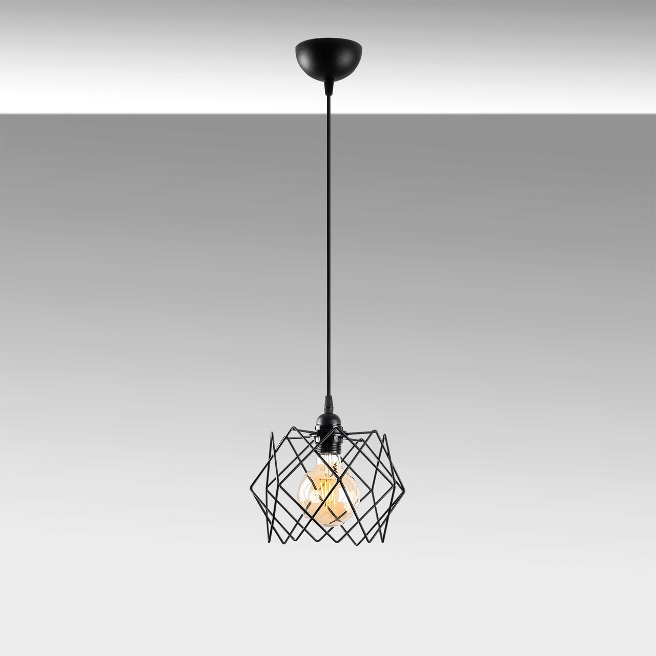 Lustra, Tatum, 584TTM2112, Metal, Negru - 2 | YEO