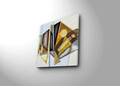 Tablou decorativ, 4545K-102, Canvas, Dimensiune: 45 x 45 cm, Multicolor