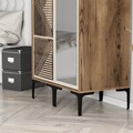Dulap pentru haine, Hommy Craft, Kumsal PR, 80x47.5x201.4 cm, PAL, Maro/Crem