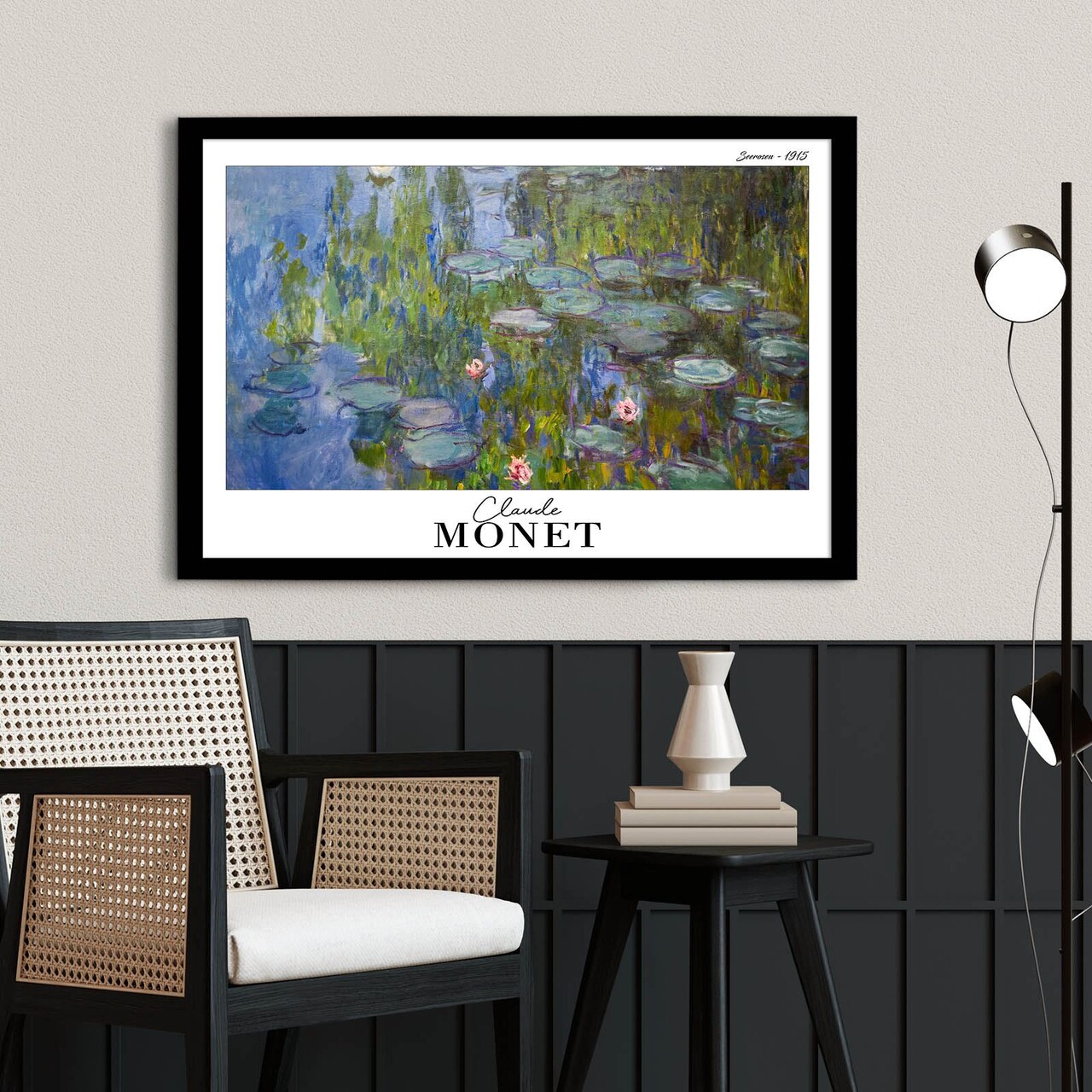 Tablou decorativ, 4262SYHMONET-013, Fundal: 100% MDF (Grosime: 2,7 mm), Multicolor - view 2