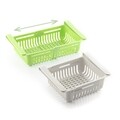 Set 2 organizatoare pentru frigider, Friwer InnovaGoods, lungime reglabila, 20-28x16.5x7 cm