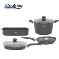 Set pentru gatit Gustavo, Cooking by Heinner, 6 piese, aluminiu