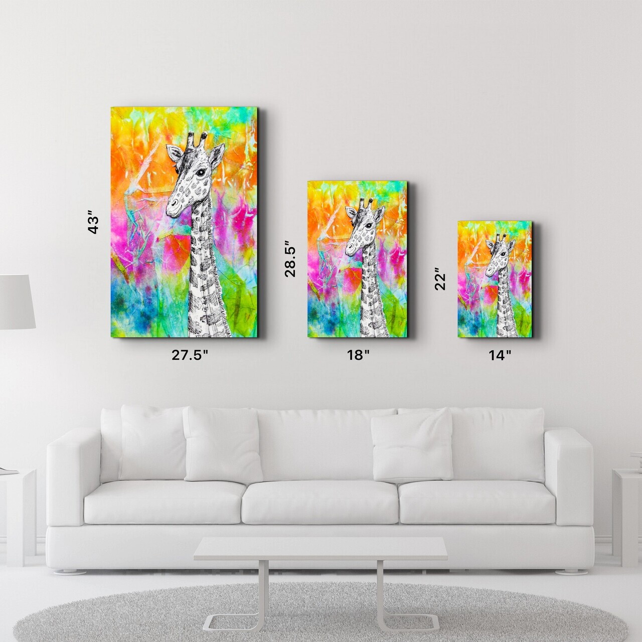Tablou decorativ, OGLS-2098, Dimensiuni: 70 x 110 cm, Multicolor — imaginea 6