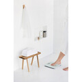 Cantar digital pentru baie, Brabantia, White, 30x30x2.5 cm, otel, alb