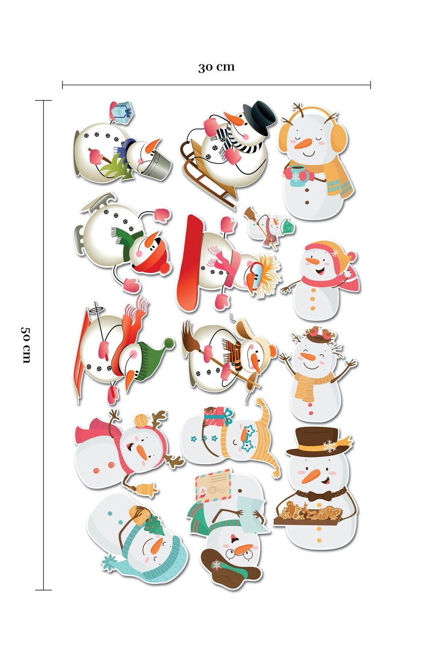 Sticker decorativ, 309033, 30 x 50 cm, Multicolor — imaginea 2