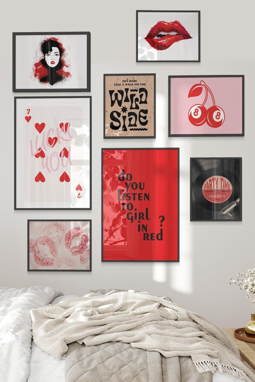 Tablou decorativ, Çgs-017-Black-Kck, Lemn masiv, Față: 100% PVC STICLĂ, Multicolor - view 2