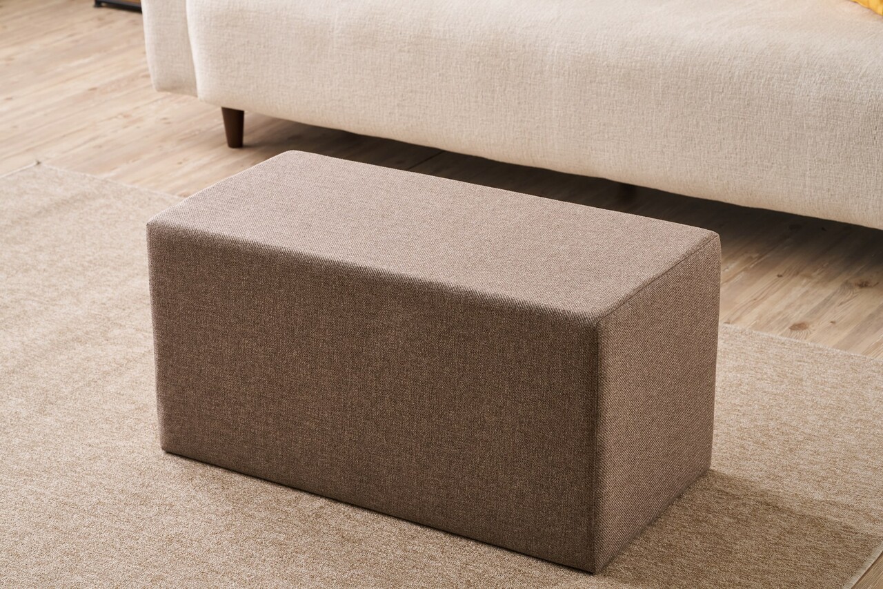 Taburet, Atelier del Sofa, 825BLC5132, Lemn, Maro - view 2
