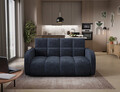 Canapea extensibila 3 locuri ELTAP, Deverio, 154x103x83 cm, lemn/poliester, albastru