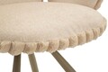 Set 2 scaune Stockholm -B, Mauro Ferretti, 64x68x83 cm, fier/poliester, crem