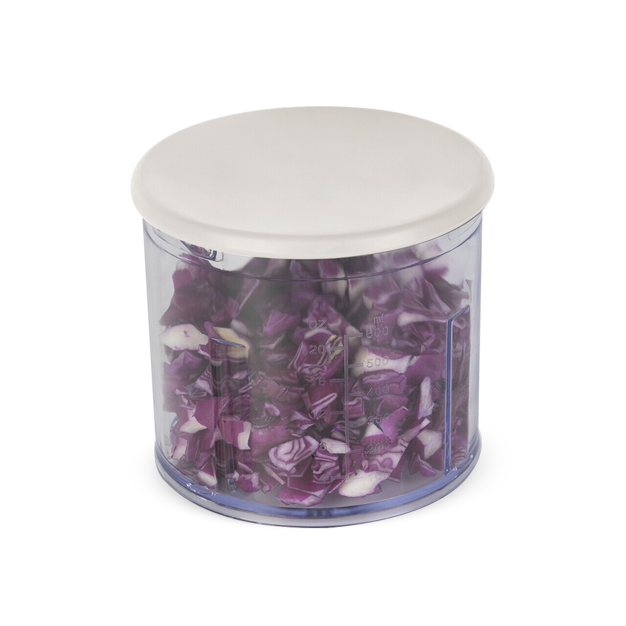 Tocator 2 in 1 Berlinger Haus, Sahara, 600 ml, plastic, crem/transparent - imagine 6