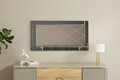 Oglinda decorativa, Siam, Pierre, 60x120x2.2 cm, MDF , Fume / Alb