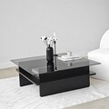 Masuta de cafea, Neostill, Saga Square, Negru / Fume