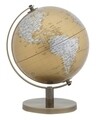 Decoratiune luminoasa Globe Orange, Mauro Ferretti, Ø20x28 cm, auriu/argintiu
