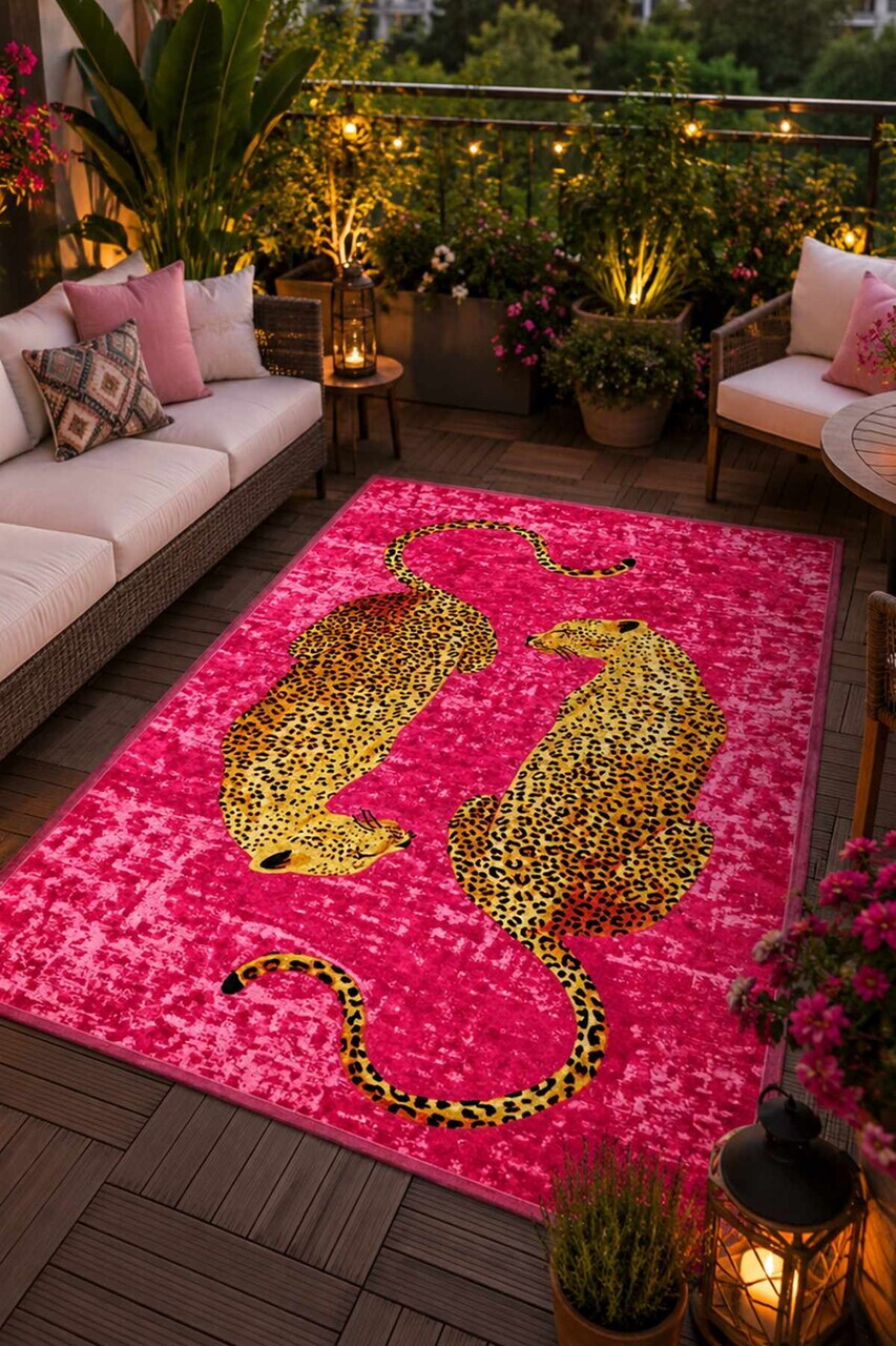 Covor, Mesiopink, 80x300 cm, Multicolor — imaginea 2