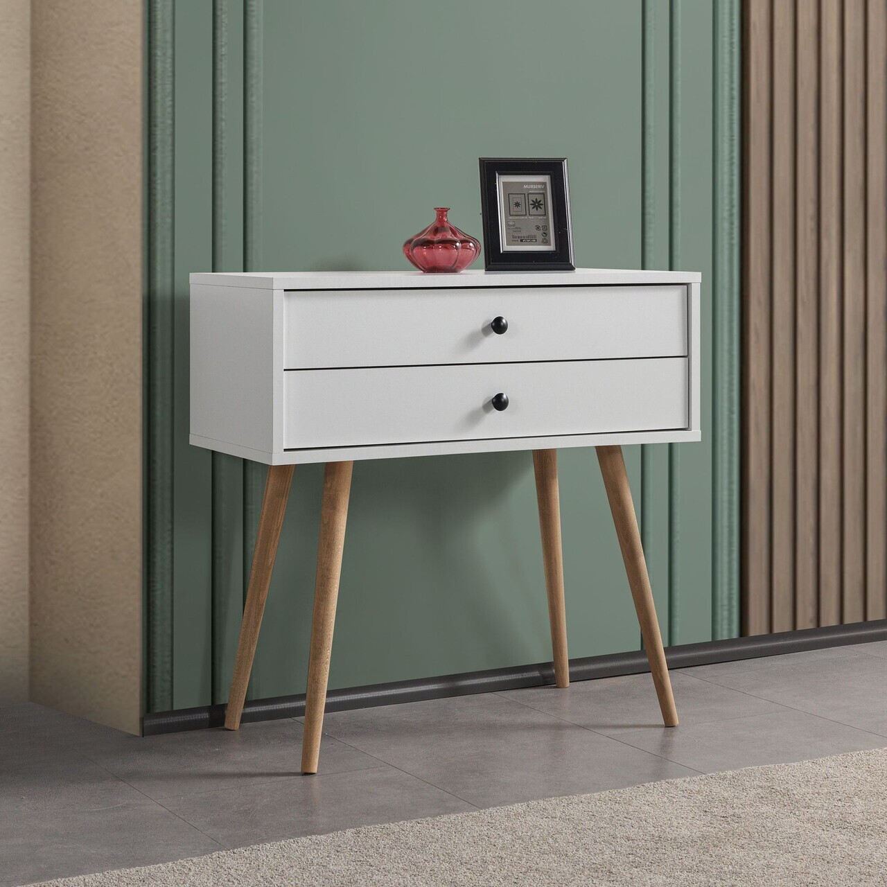 Dulap, Hanah Home, Vita 5201, 80x78x36 cm, PAL, Alb — imaginea 2