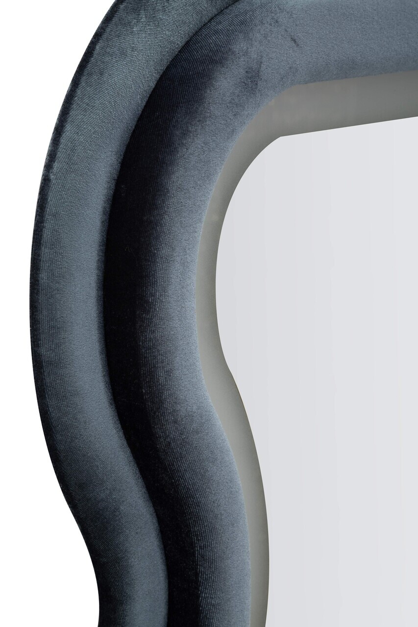 Oglinda de perete cu LED, Irregular Frame, Mauro Ferretti, MDF, 60x160 cm, albastru — imaginea 11