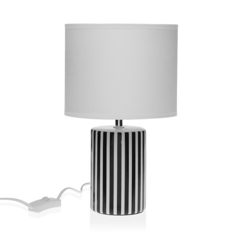 Lampa de masa Niu Rayas, Versa, 20 x 38 cm, 1 x E14, 40W, ceramica