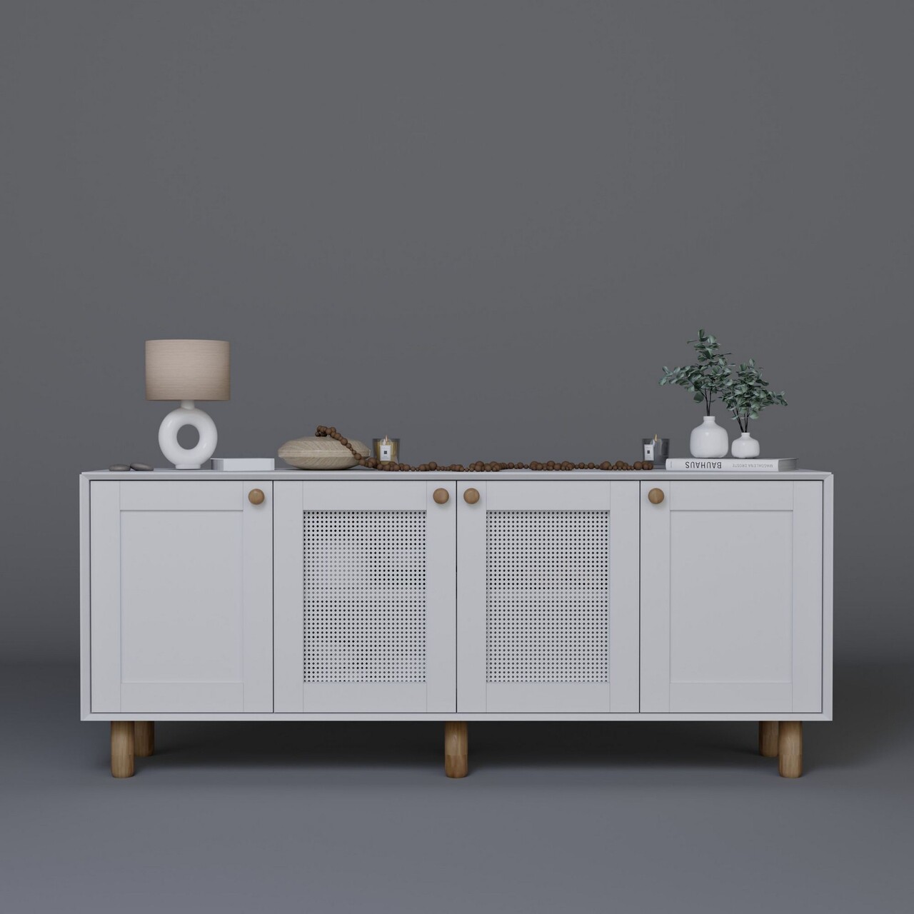 Consola, Miwood, Bohemian 1600-146, Alb - 3 | YEO
