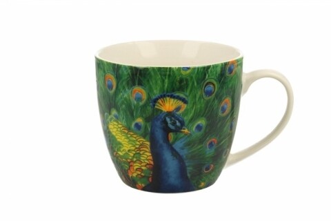 Cana Peacock, Duo, 480 ml, portelan, verde