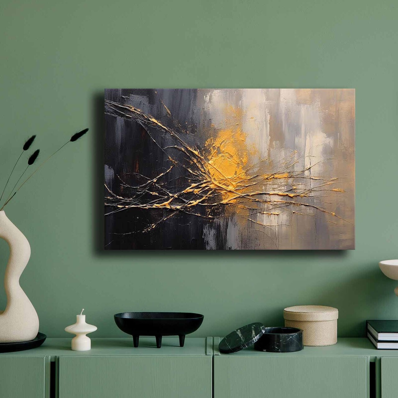 Tablou decorativ, 4570GSC-008, Lemn, Multicolor - view 2
