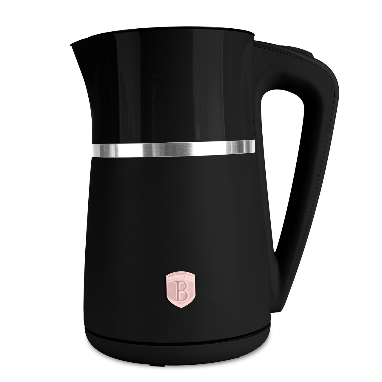Ceainic electric cu pereti dubli Berlinger Haus, Black Rose, 21.6x15.5x26.2 cm / 1.7 L, plastic/inox, negru - imagine 4