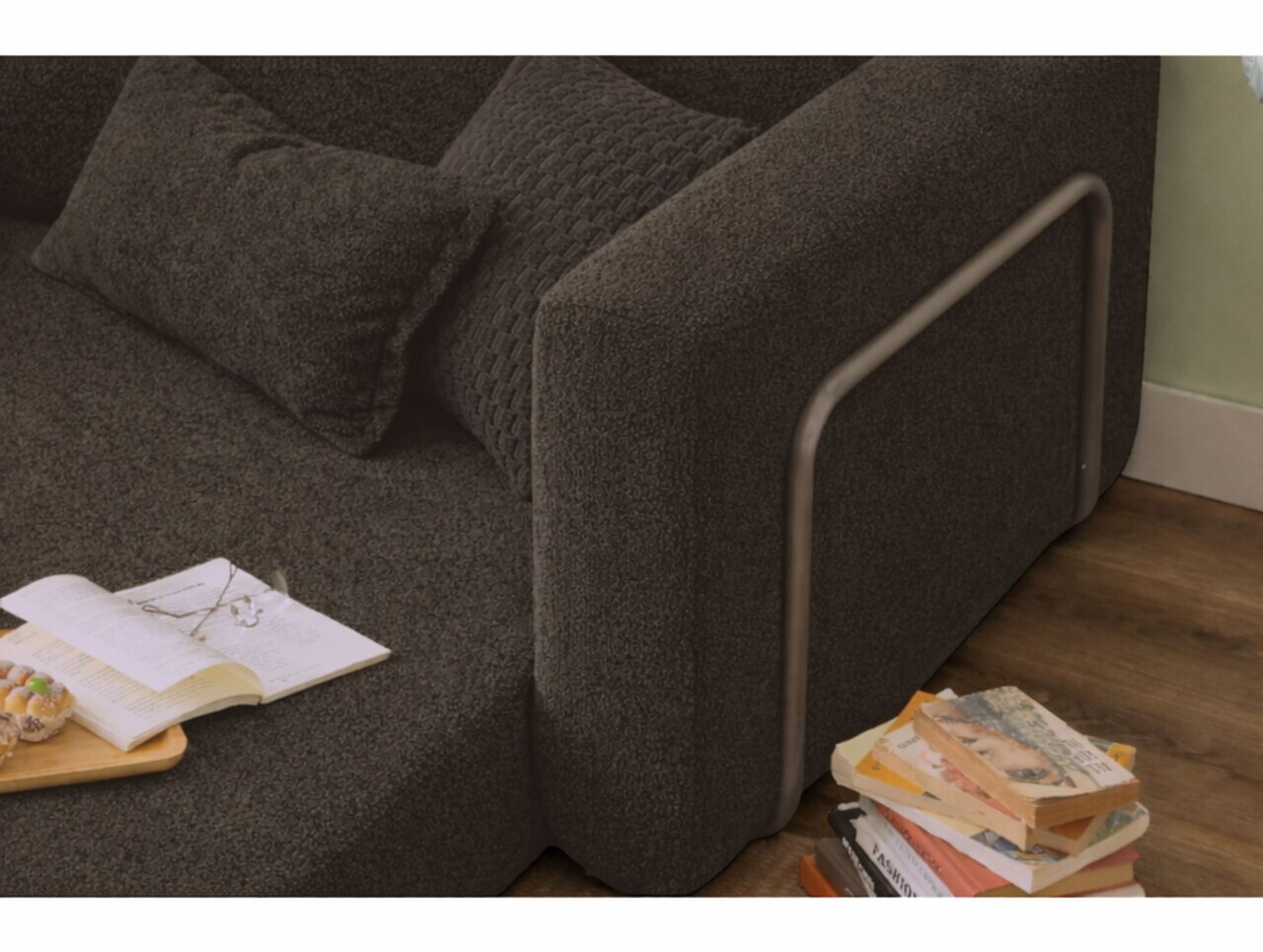 Fotoliu extensibil, Atelier del Sofa, 118FVL1101, Tesatura Boucle, Antracit - view 5