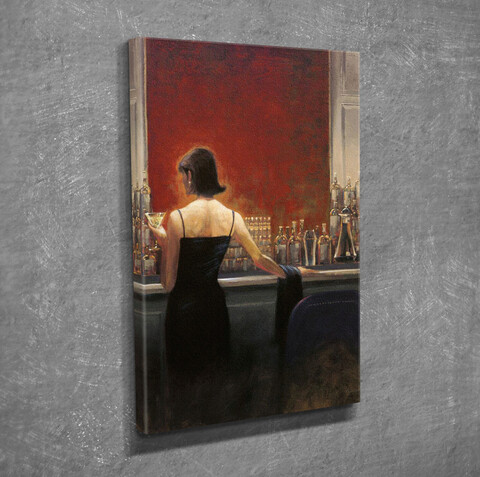 Tablou decorativ, dc189, canvas, lemn, multicolor