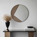 Oglinda decorativa, Neostill, Cicero, 60x60 cm, PAL, Bronz