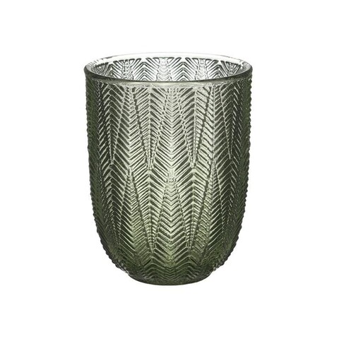 Set 6 pahare pentru whiskey green, inart, 210 ml, sticla
