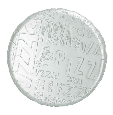 Poza Farfurie pentru pizza Brandani, 34 cm, sticla, transparent