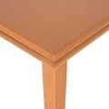 Masa dining extensibila, Shangai, 80/140 x 80 x 76.5 cm, MDF, maro
