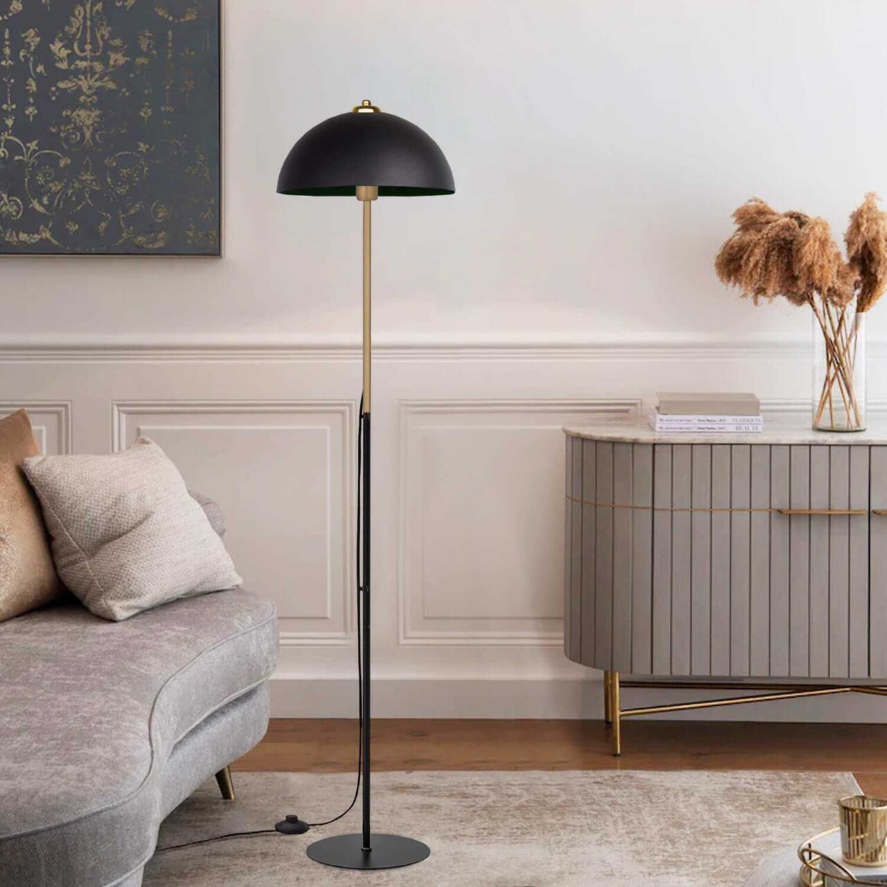 Lampadar, L'essentiel Maison, 780SGN4784, Negru