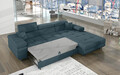 Coltar extensibil dreapta 4 locuri ELTAP, Armd-46, Armando, 289x203x85 cm, lemn/poliester, albastru