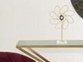 Decoratiune, Glam Daisy, Mauro Ferretti, 24x37.5 cm, fier, auriu