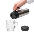 Sticla termos, Brabantia, Make&Take, 10x7.1x22.6 cm, 500ml, otel, gri inchis