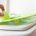 Reductor de scaun de toaleta pliabil pentru copii Foltry, InnovaGoods, 34 x 29 x 6 cm, verde