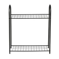 Decorative Jardiniere, Puqa Design, Gale, 86x70x23 cm, Metal, Negru