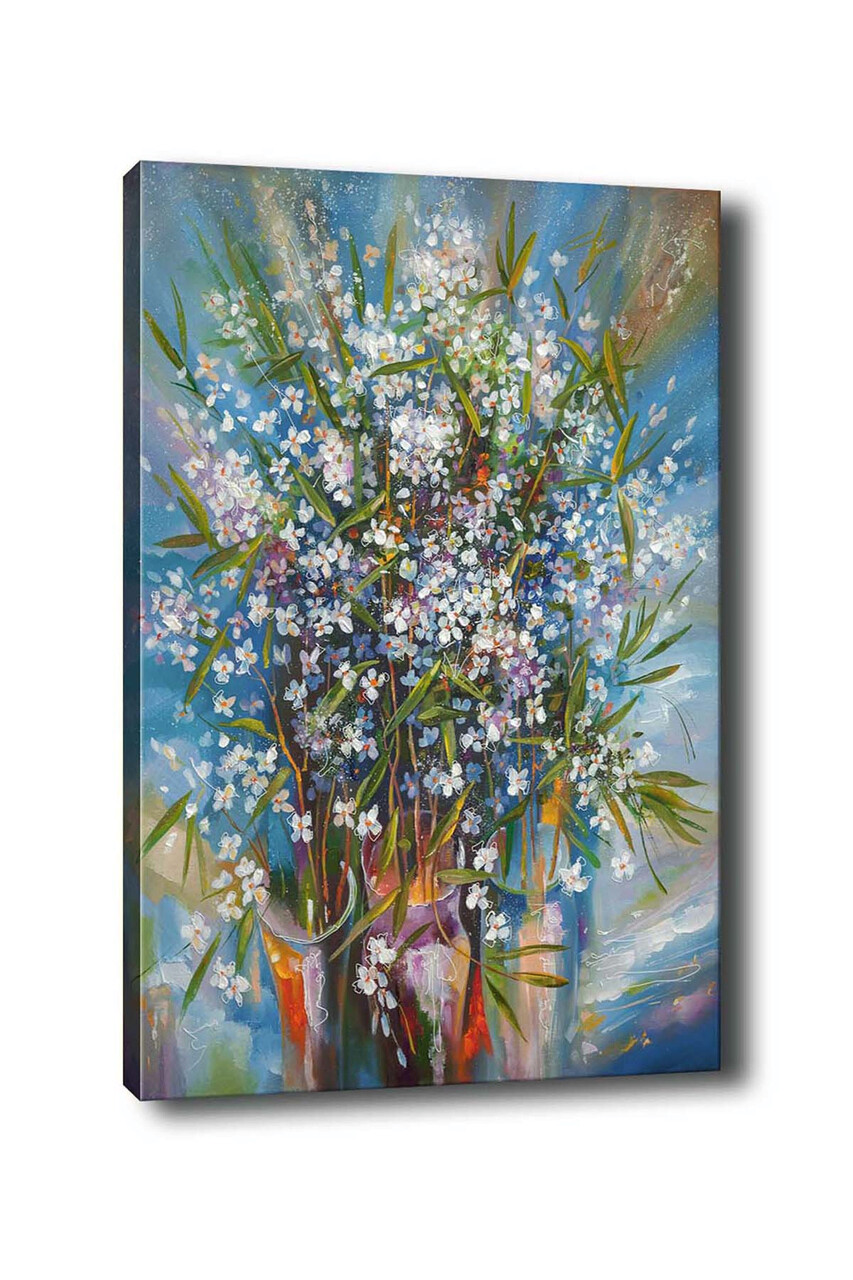 Tablou decorativ, Kanvas Tablo (50 x 70), Cadru: 100% LEMN (grosime: 3 cm), Multicolor - view 2